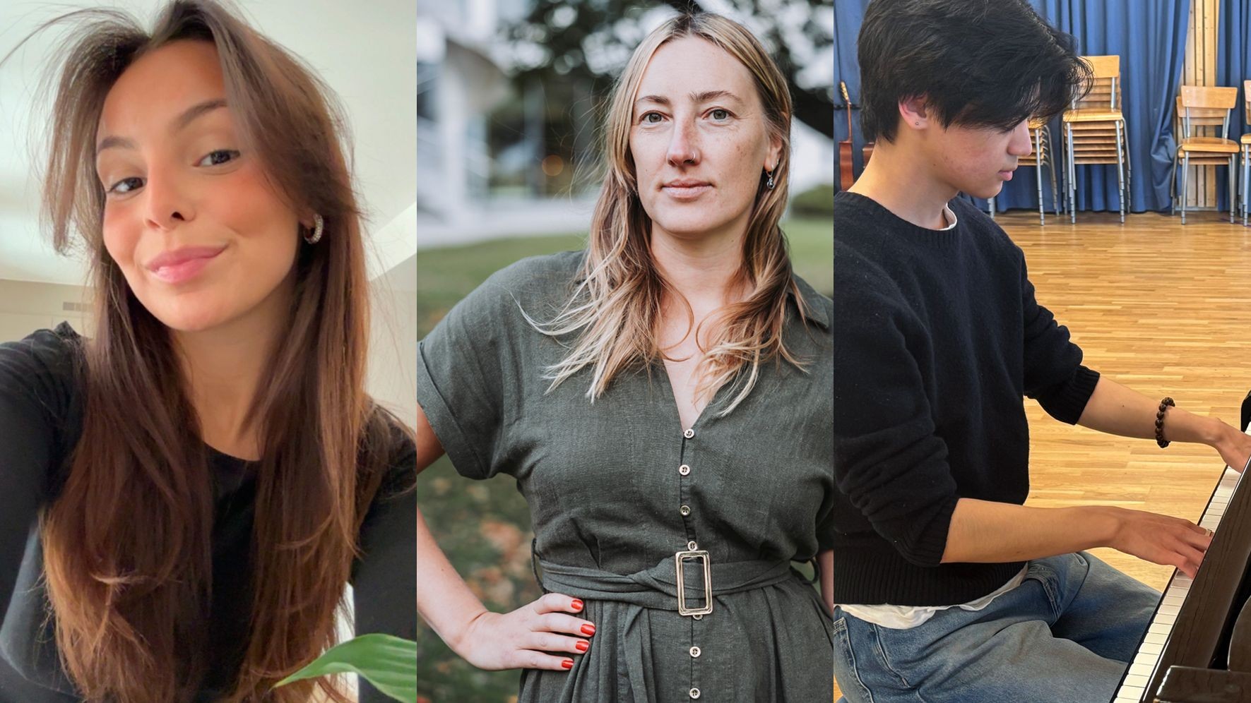 Alva Hohand, Ellinor Ljungkvist och Anton Li.