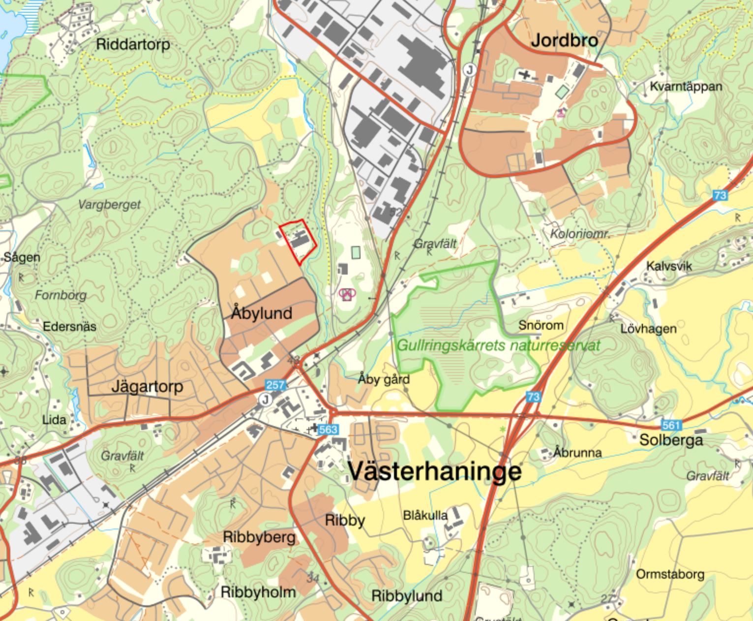 Planområdes lokalisering 