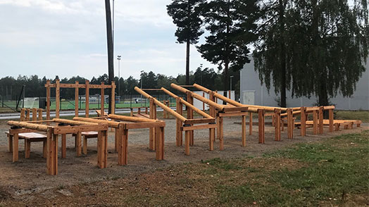 Utegym i Torvalla